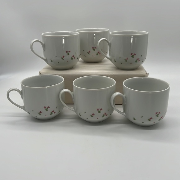 Studio Nova Tea Cups Set of 6 Coffee Cups Topiary Fine China West Germany - Picture 4 of 10